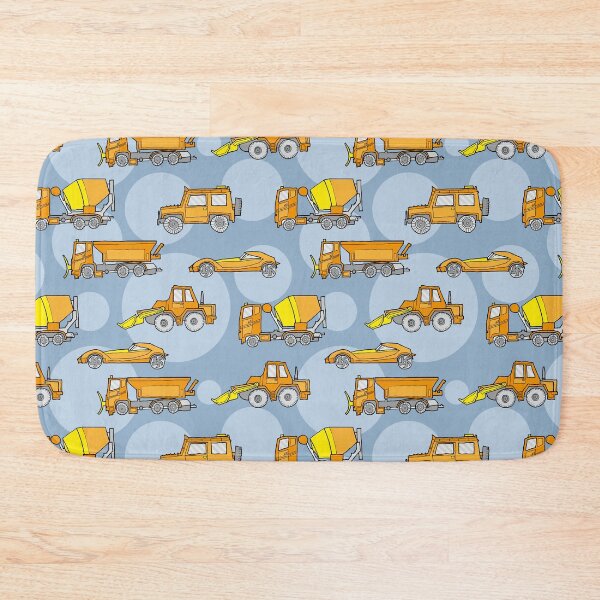 Item preview, Vehicles orange on blue-gray dots designed and sold by kobyakov.