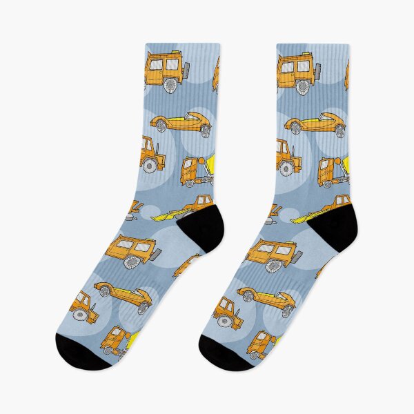 Item preview, Vehicles orange on blue-gray dots designed and sold by kobyakov.