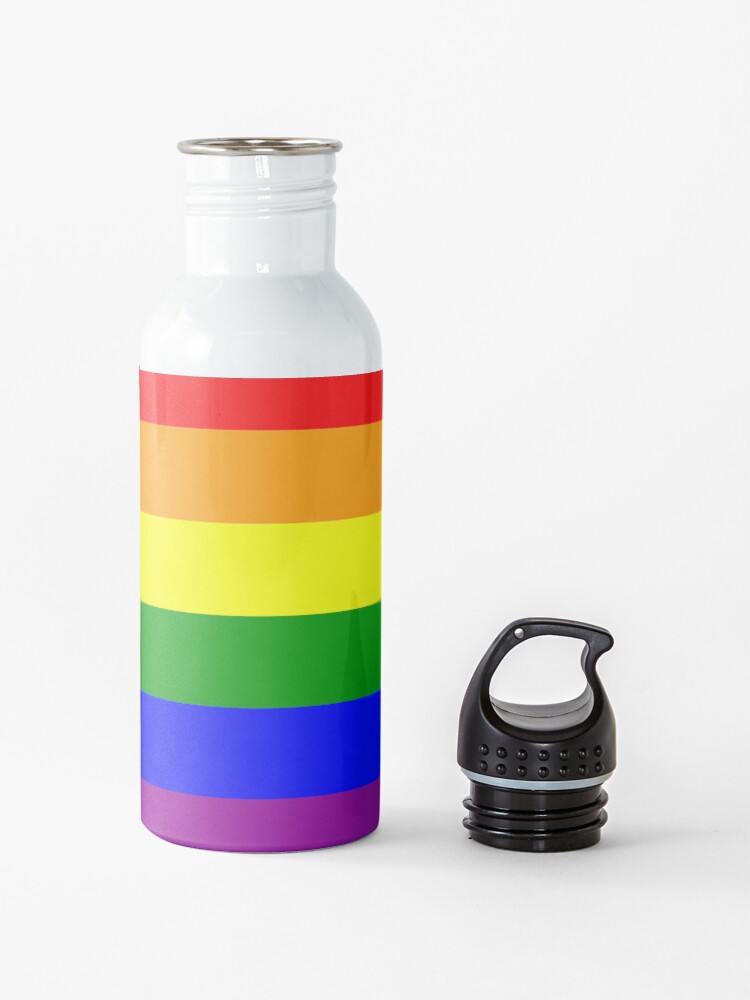 Alternate view of GAY. Gay Pride. Rainbow Flag. LGBT. Pride Flag. Water Bottle