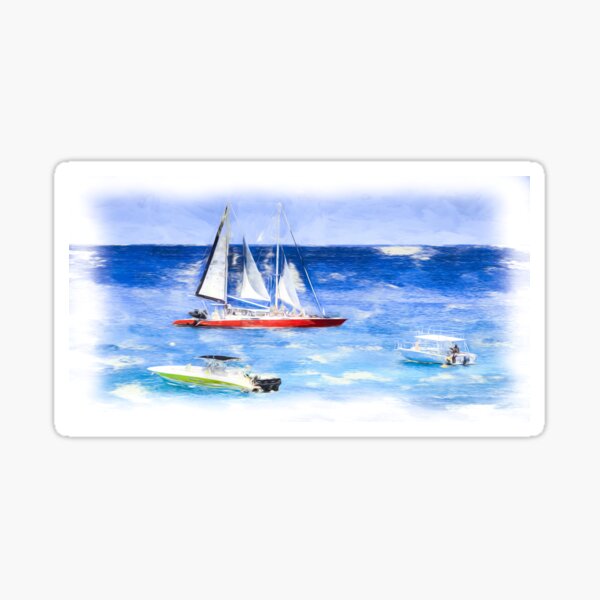 Item preview, Caribbean Catamaran Art designed and sold by Londonimages.
