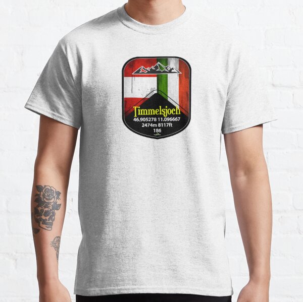 Timmelsjoch Austria Sticker Classic T-Shirt