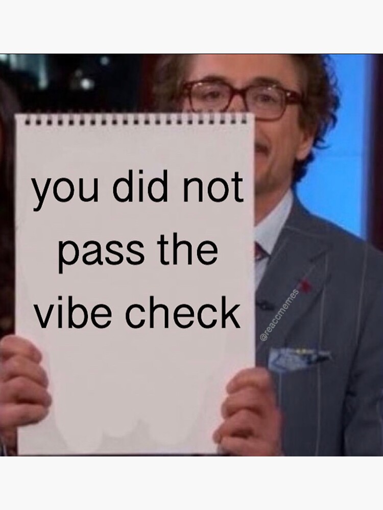 vibe check meme