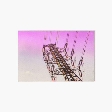 electric pillar Art Board Print