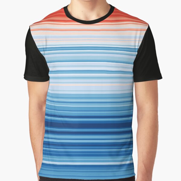 Climate Change Stripes Graphic T-Shirt