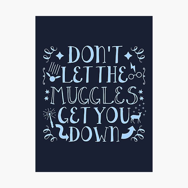 Item preview, Book Quotes Muggles designed and sold by Katy Rochelle.