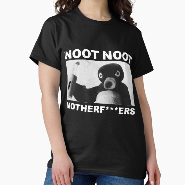 Vista previa del artículo con la obra «Noot Noot Pingu», diseñado y vendido por Pintwich.