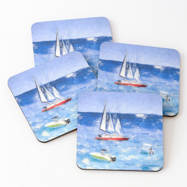 Item preview, Catamaran Caribbean Art designed and sold by Londonimages.