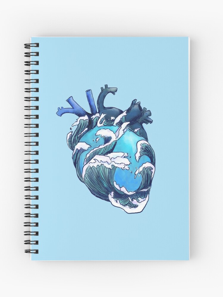 Thumbnail 1 of 3, Journal, Beneath the Waves designed and sold by gohldfish.