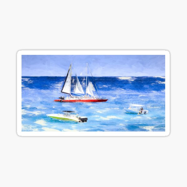 Item preview, Catamaran Caribbean Art designed and sold by Londonimages.