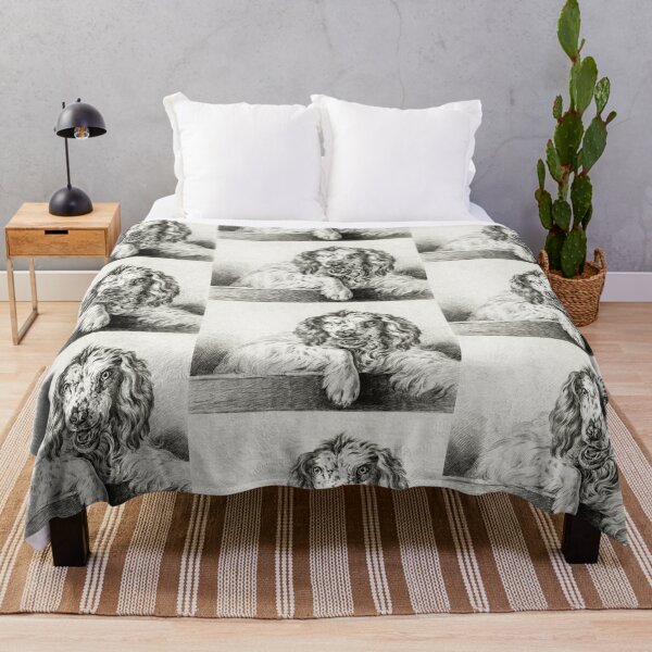 Item preview, Cocker Spaniel illustration designed and sold by Vintage Designs +.