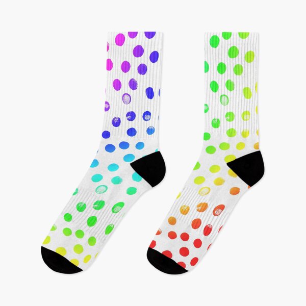 Item preview, Rainbow Polka Dots designed and sold by A. Koh.