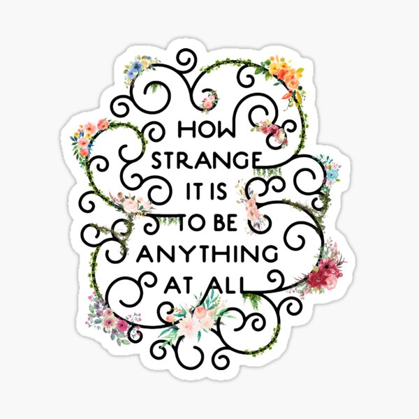 Item preview, Neutral Milk Hotel - How Strange It Is To Be Anything At All Floral designed and sold by GuyBlank.