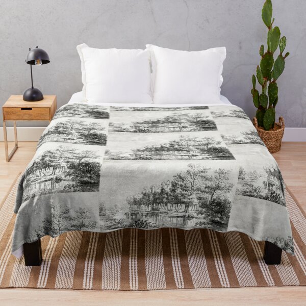 Artikelvorschau, Rural landscape illustration entworfen und verkauft von Vintage Designs +.