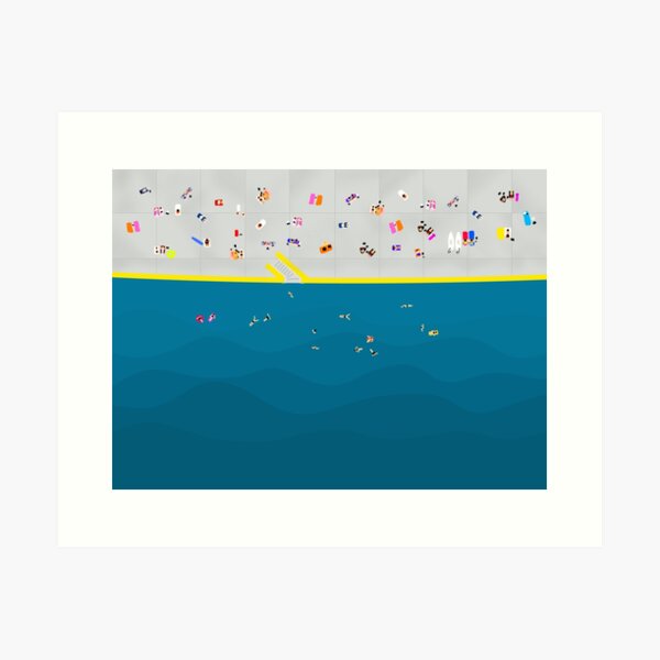 Item preview, Clovelly Beach Sydney | Aerial Illustration  designed and sold by The-Drone-Man.