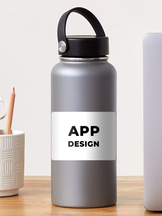 Thumbnail 1 of 3, Sticker, App Design (Inverted) designed and sold by developer-gifts.