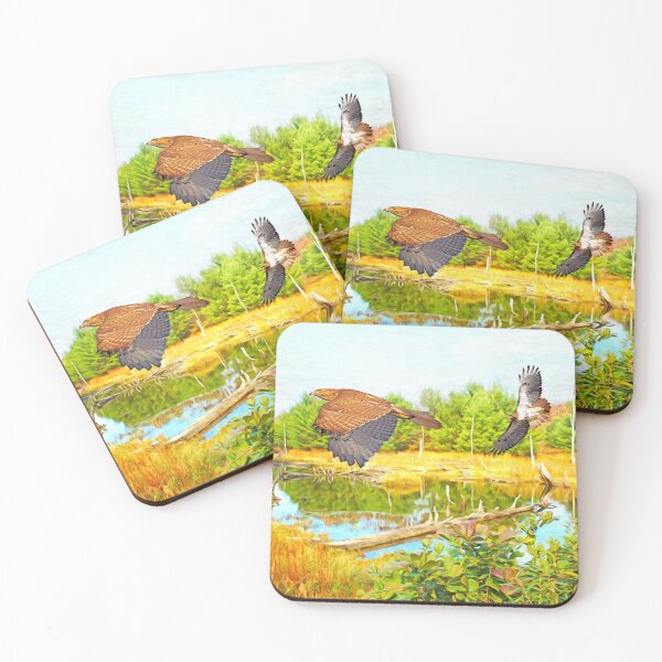 Item preview, Red Tailed Hawks on the Prowl designed and sold by FineArtography.