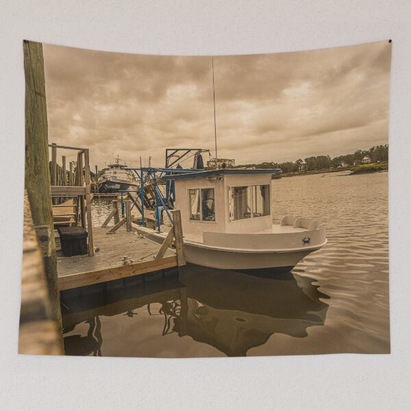 Item preview, Shrimping Boat 999 000 designed and sold by KensLensDesigns.