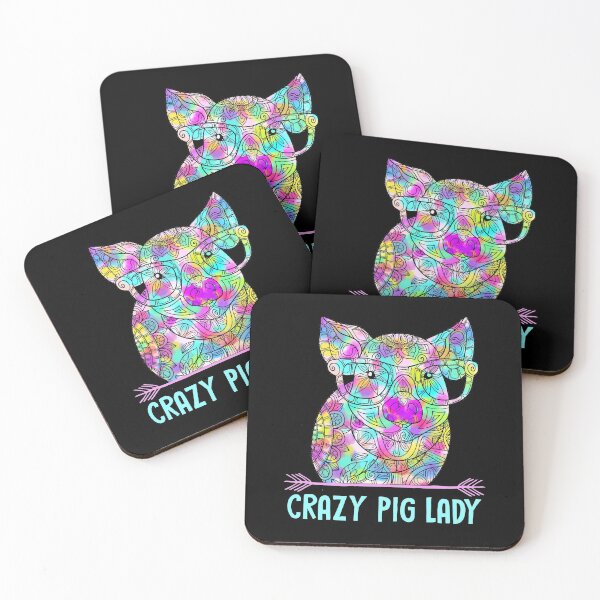 Item preview, Crazy pig lady funny piglet lover farm owner mom  designed and sold by tiffanator606.