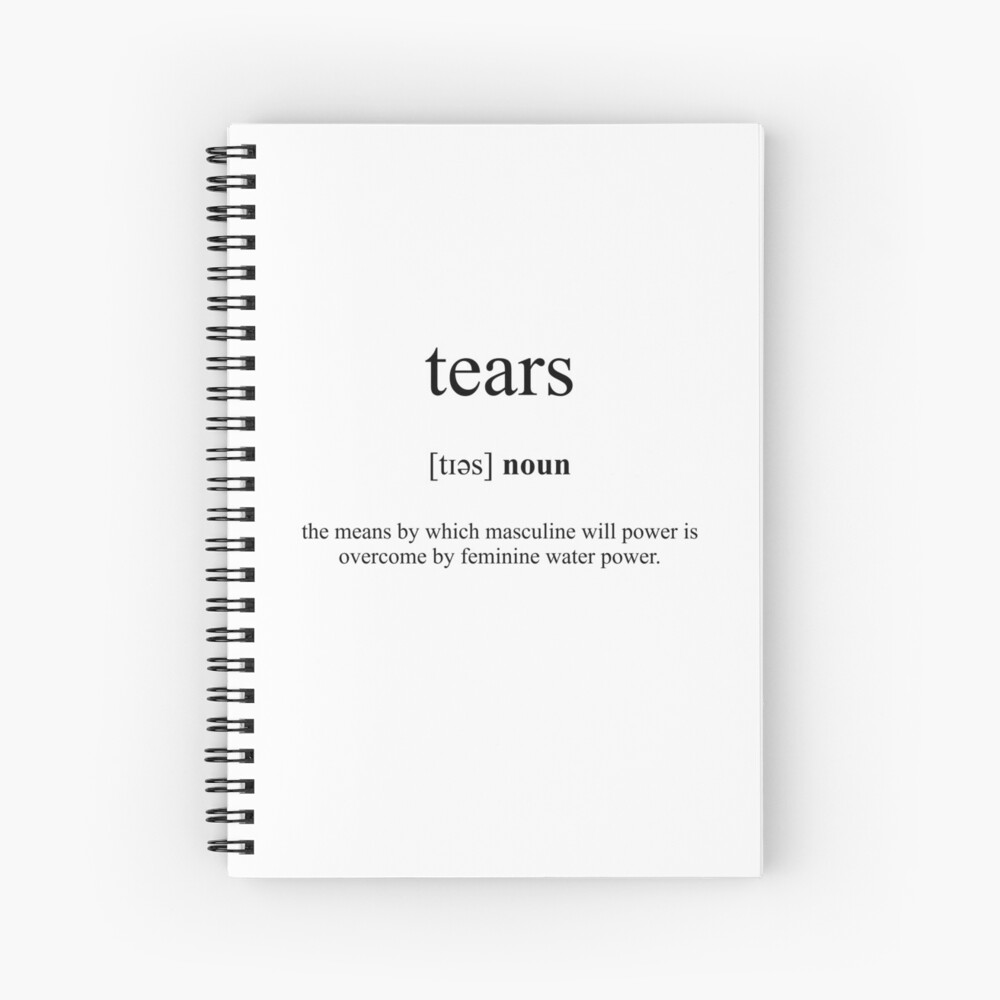 Tears Definition | Dictionary Collection | Art Board Print