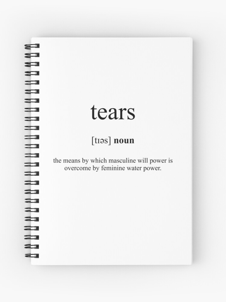 Tears Definition | Dictionary Collection | Photographic Print