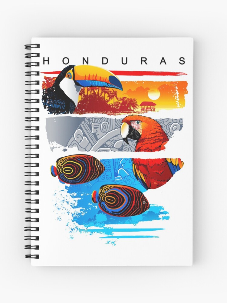 Cuaderno de espiral «Honduras Turismo» de zeuscomics | Redbubble