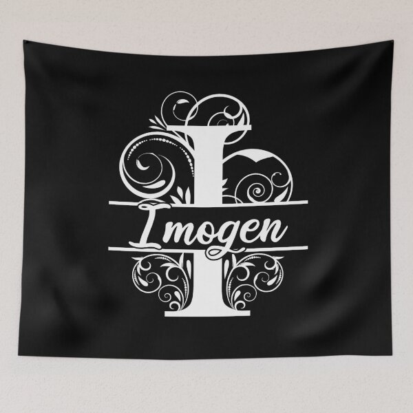 Item preview, Personalized Name Monogram I - Imogen - Letter I - White designed and sold by MysticMagpie.