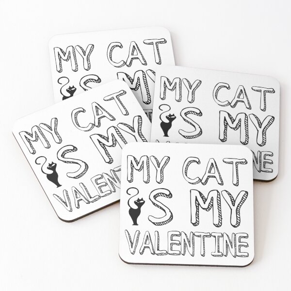 Item preview, My Cat Is My Valentine designed and sold by wordonmyapparel.
