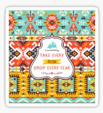 Aztec colorful fashion pattern Sticker
