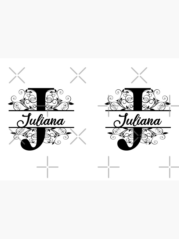 Personalized Name Monogram J - Juliette - Letter J Tote Bag for