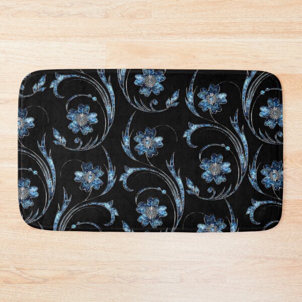 Item preview, Pearly Blue Floral Pattern designed and sold by HavenDesign.