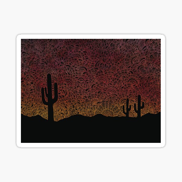 Arizona Sunset Sticker
