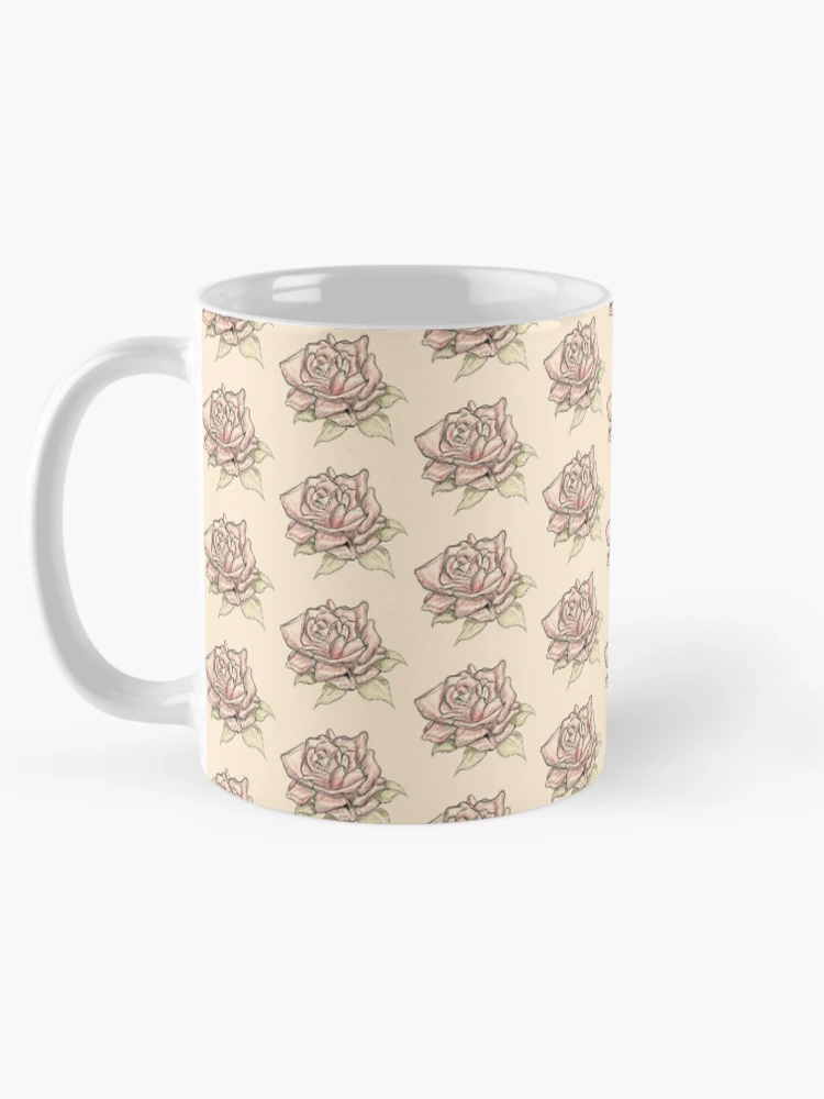 Thumbnail 5 of 6, Coffee Mug, Rose pattern designed and sold by Creative Rafa.