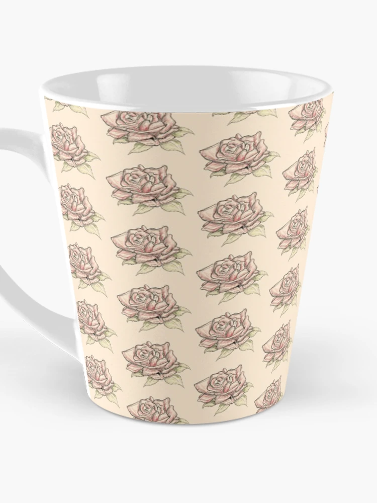 Thumbnail 3 of 4, Coffee Mug, Rose pattern designed and sold by Creative Rafa.