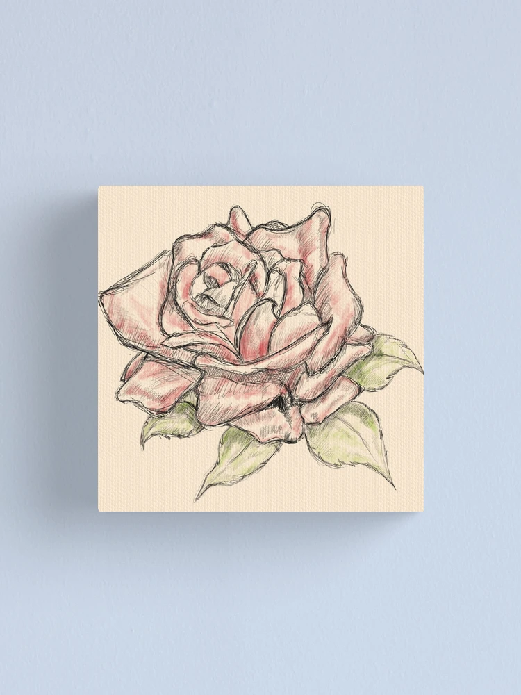 Thumbnail 1 of 3, Canvas Print, Rose pattern designed and sold by Creative Rafa.