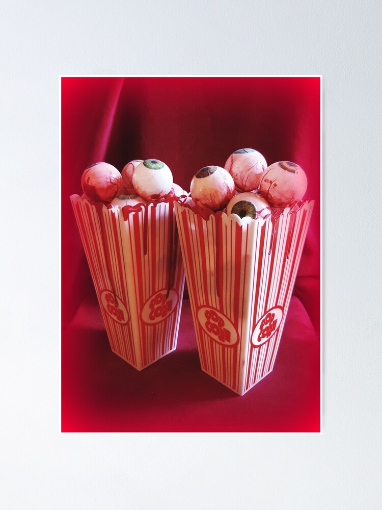 Alternate view of Popcorn Eyeballs ~ Lady Scream Poster
