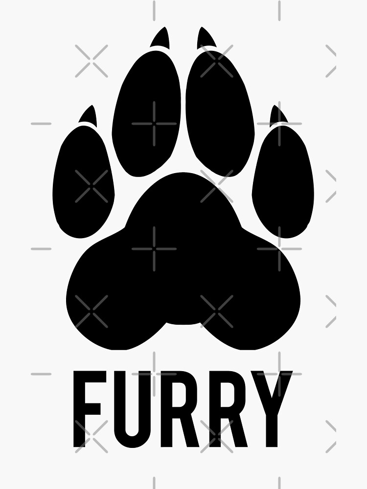 furry paw template