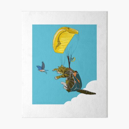 Aperçu de l'œuvre Chat parapente créée et vendue par Degsart.