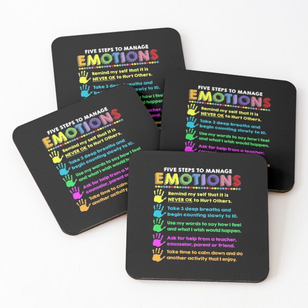 Item preview, Steps To Manage Emotions designed and sold by TopDawgDesigns.