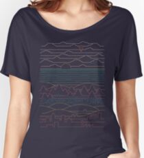 Lineare Landschaft Baggyfit T-Shirt