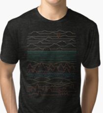 Linear Landscape Tri-blend T-Shirt