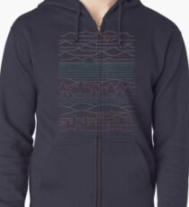 Linear Landscape Zipped Hoodie