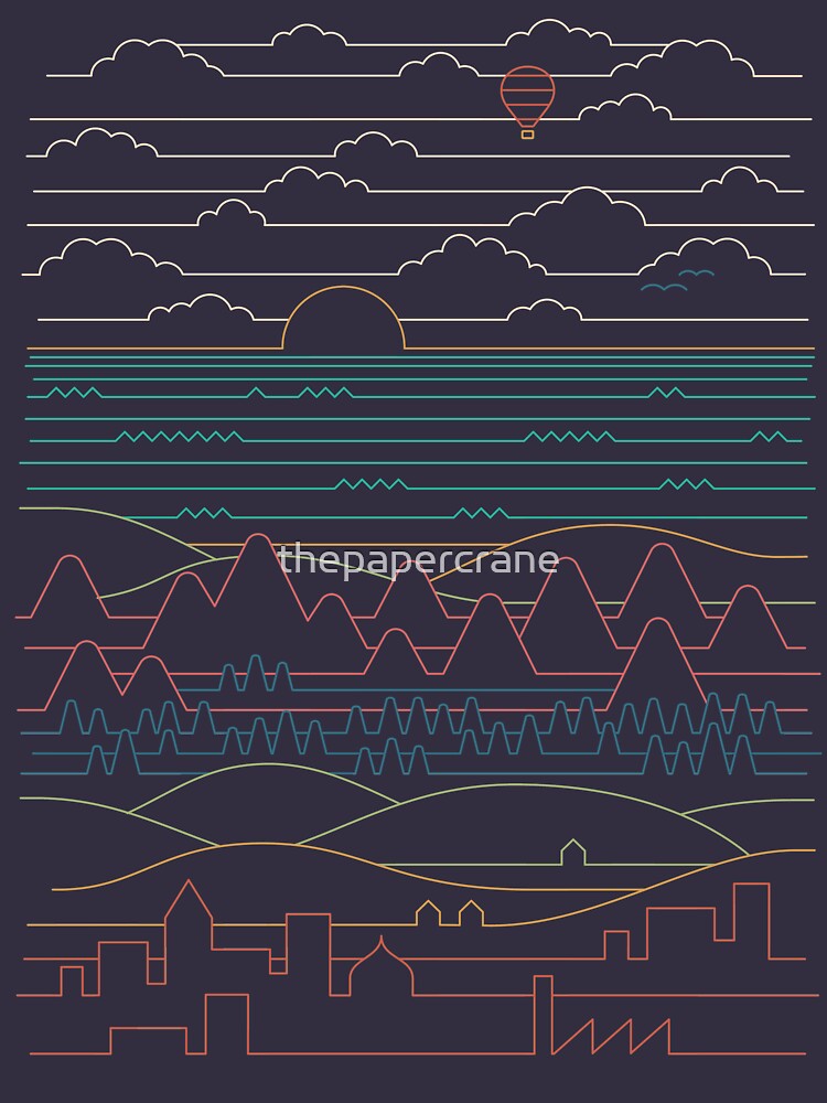 Linear Landscape by thepapercrane
