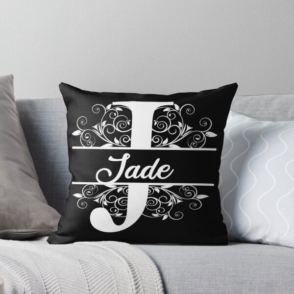 Item preview, Personalized Name Monogram J - Jade - Letter J - White designed and sold by MysticMagpie.