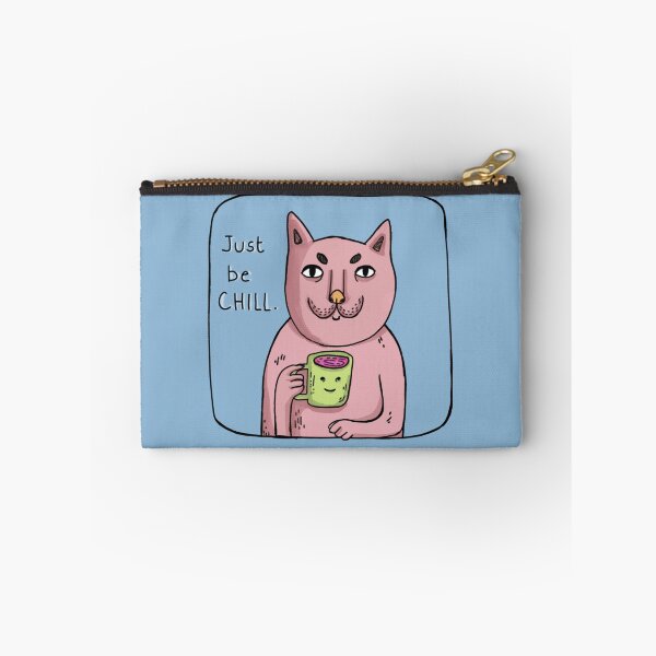 Item preview, Just Be Chill Cat Meme designed and sold by Jeremnis.