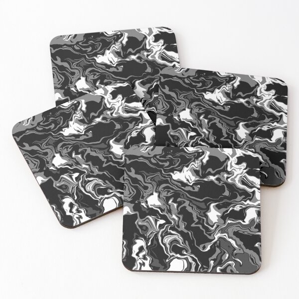 Item preview, Black, Grey and White Marble Effect Pattern designed and sold by Orchyd.