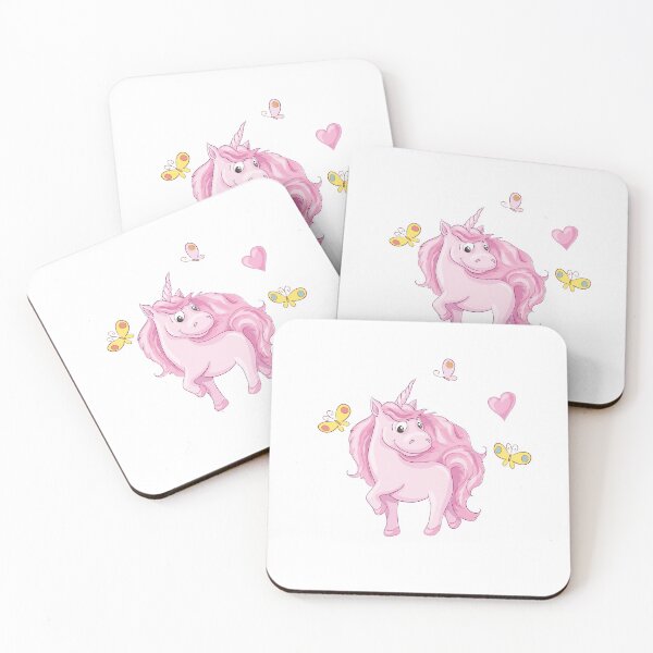 Item preview, Cute unicorn for kids with butterflies designed and sold by Beautiful Art Designs.