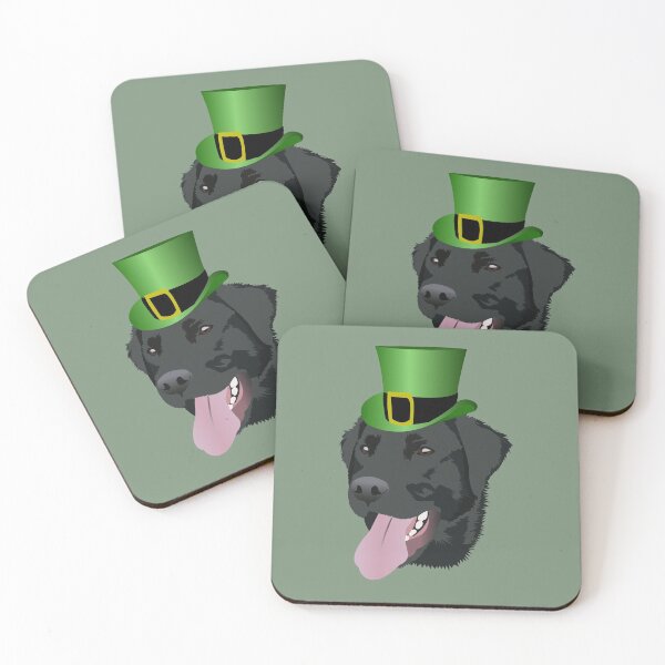 Item preview, St. Patrick's Day Black Lab designed and sold by KCPetPortraits.
