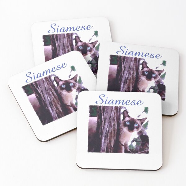 Item preview, Siamese Cat in Tree designed and sold by cynmcb.