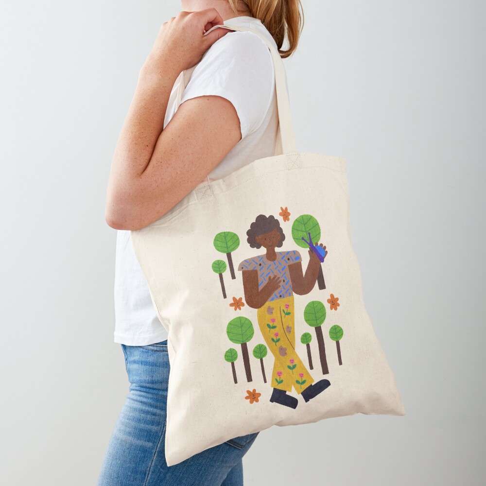 Strollin' Through The Trees Tote Bag