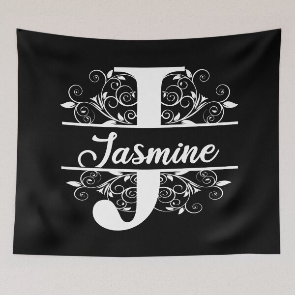 Item preview, Personalized Name Monogram J - Jasmine - Letter J - White designed and sold by MysticMagpie.